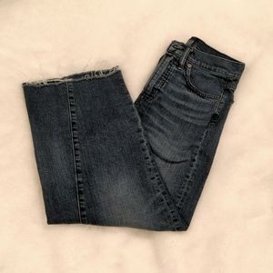 High Rise, Cropped, Wide Leg GAP Jeans